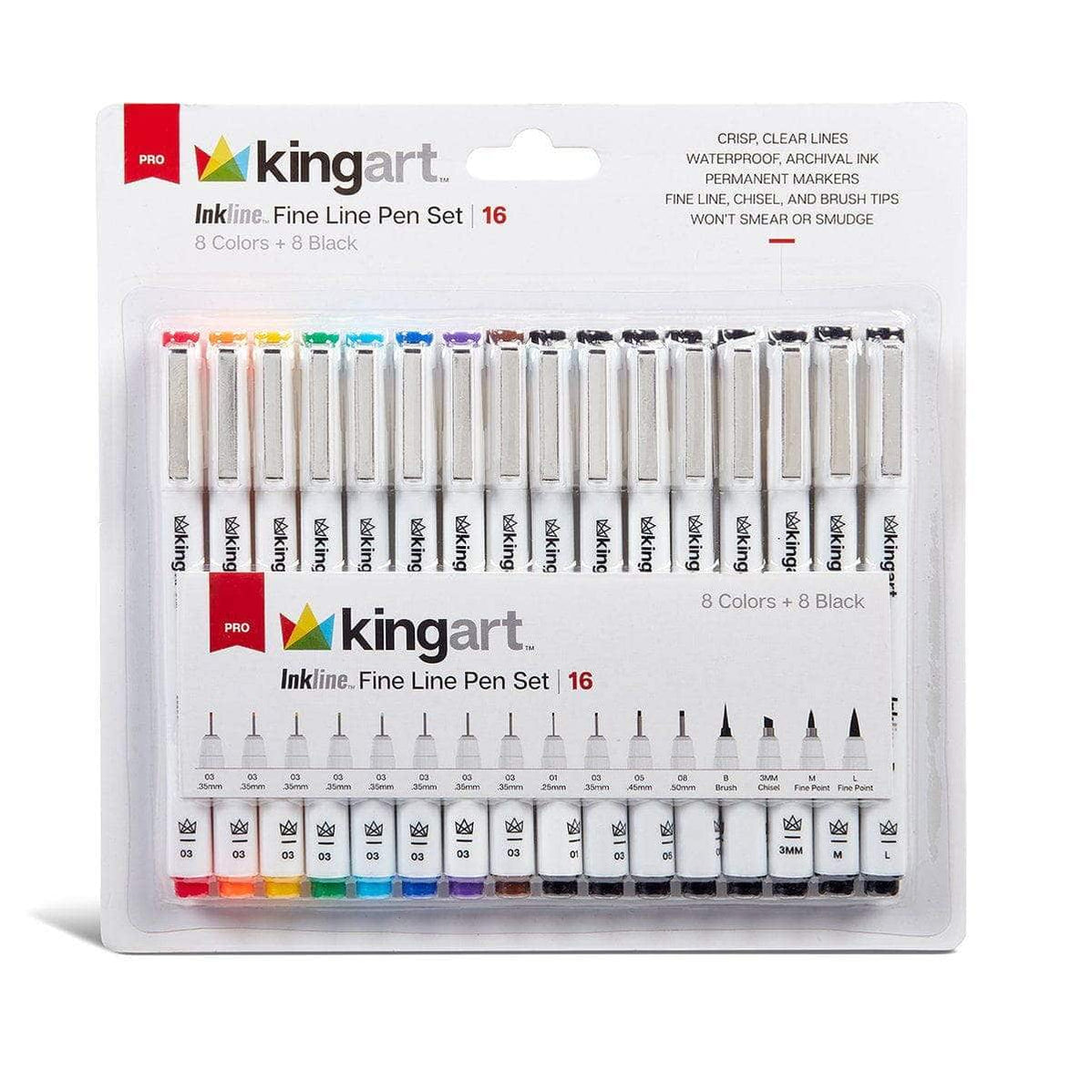 Markers & Pens: Gel, Glitter, Watercolor, Highlighters & More — KINGART