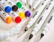 KINGART® Inkline™ Fine Line Art & Graphic Pens, Archival Japanese Ink, Set of 16 Unique Pens - KINGART
