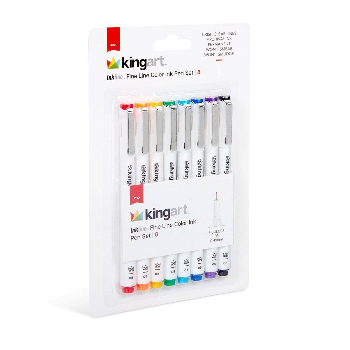 Kingart fine line pen set 16 Clearance