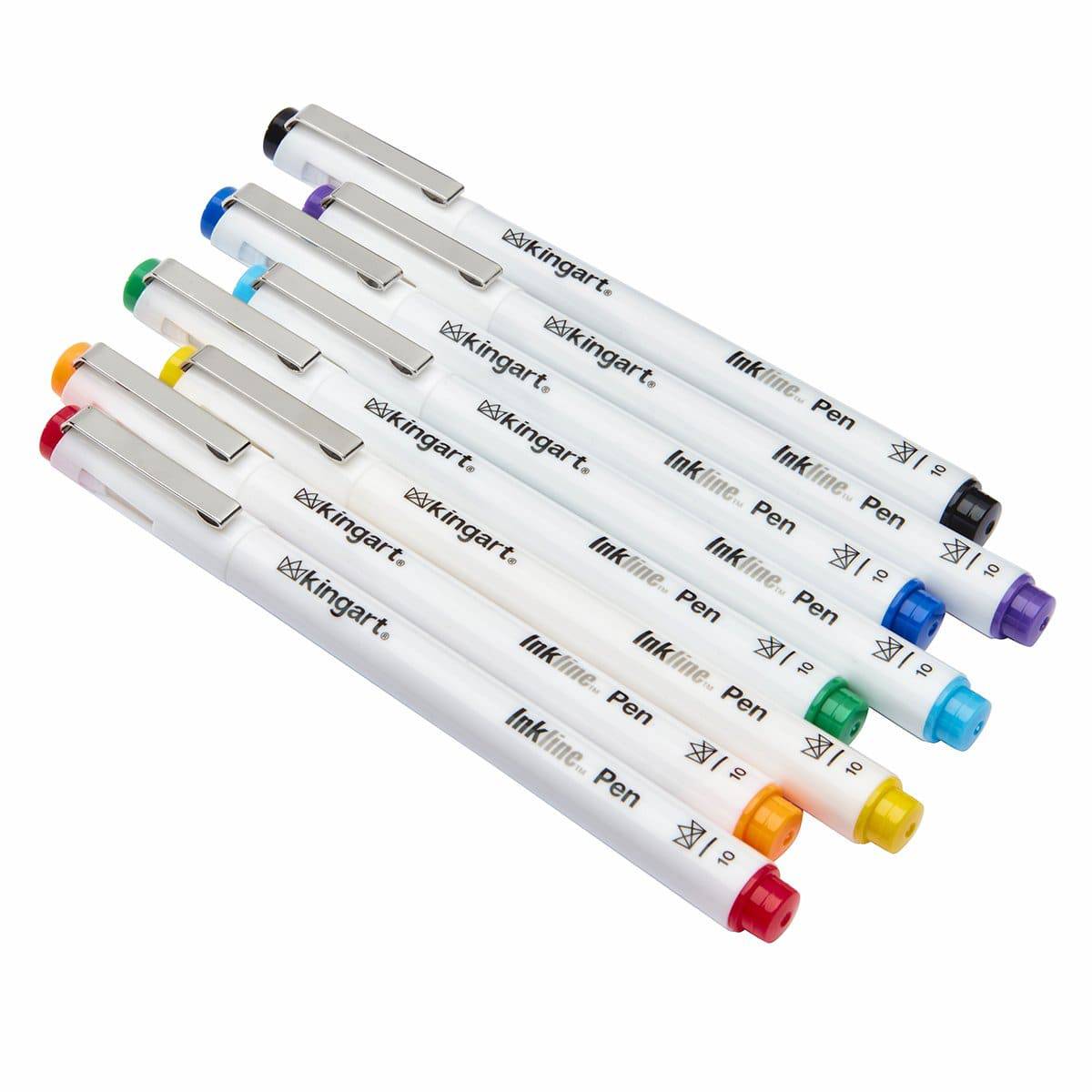 KINGART® Inkline™ Fine Line Art & Graphic Pens, Archival Japanese Ink