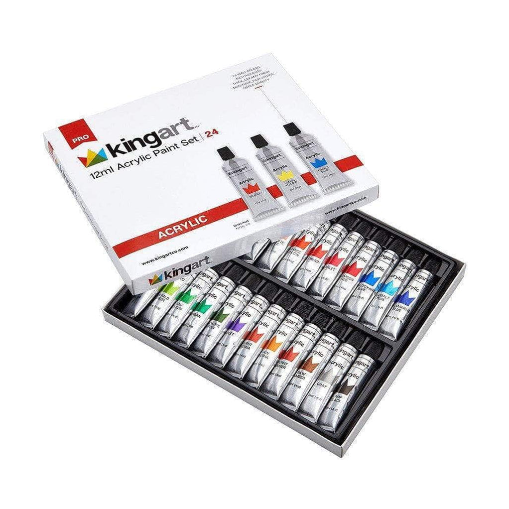PRO Artist Acrylic Paint, Set of 24 Unique Colors — KINGART