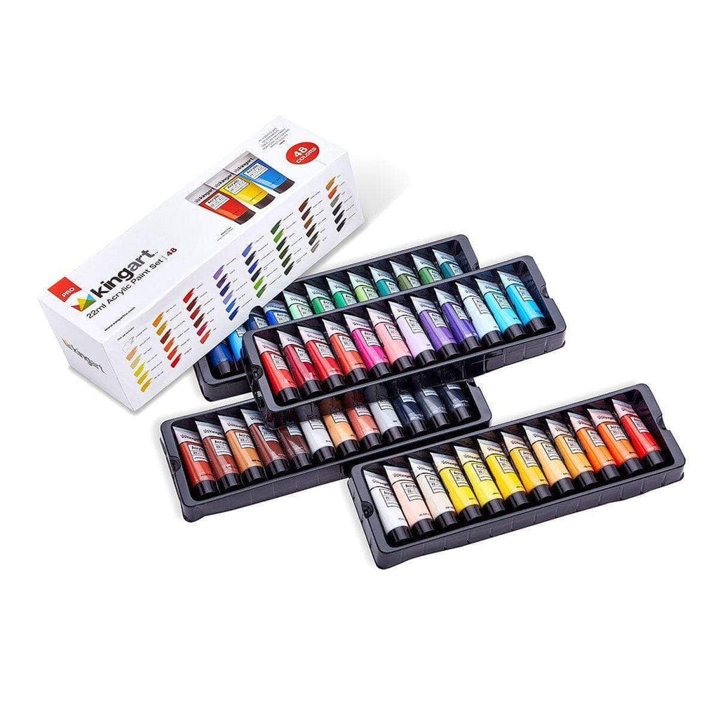 Acrylic Paint Sets: Available in 11, 22, & 77 ml — KINGART