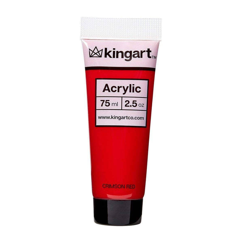 KINGART® PRO Artist Acrylic Paint, 75ml (2.54oz), Set of 5 Unique Colors - KINGART