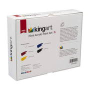 KINGART® PRO Artist Acrylic Paint, 75ml (2.54oz), Set of 5 Unique Colors - KINGART