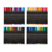 KINGART® PRO Fineliner Pens, 0.04mm Line Width, Triangular Ergonomic Barrel, Set of 72 Unique Colors - KINGART