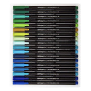 KINGART® PRO Fineliner Pens, 0.04mm Line Width, Triangular Ergonomic Barrel, Set of 72 Unique Colors - KINGART
