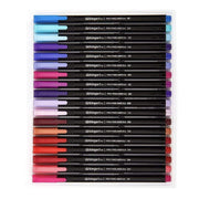 KINGART® PRO Fineliner Pens, 0.04mm Line Width, Triangular Ergonomic Barrel, Set of 72 Unique Colors - KINGART