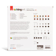 KINGART® PRO Gallery Series Graphic Art Drawing & Sketching Tools Collection - KINGART