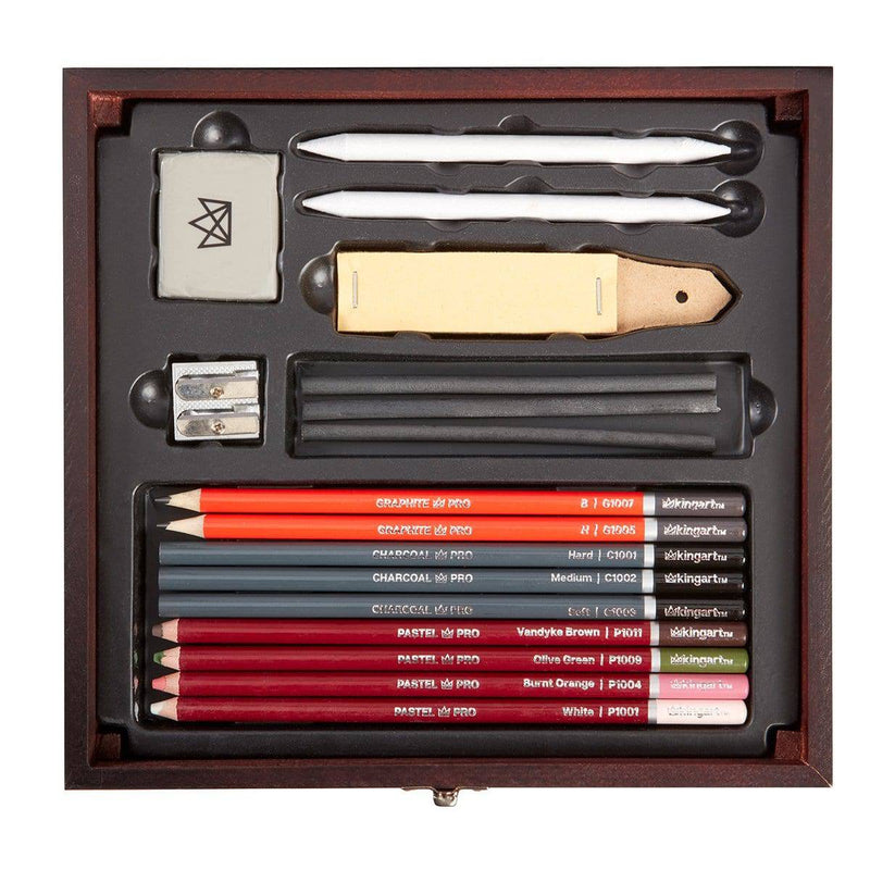 KINGART® PRO Gallery Series Pastel, Sketch & Draw Collection - KINGART