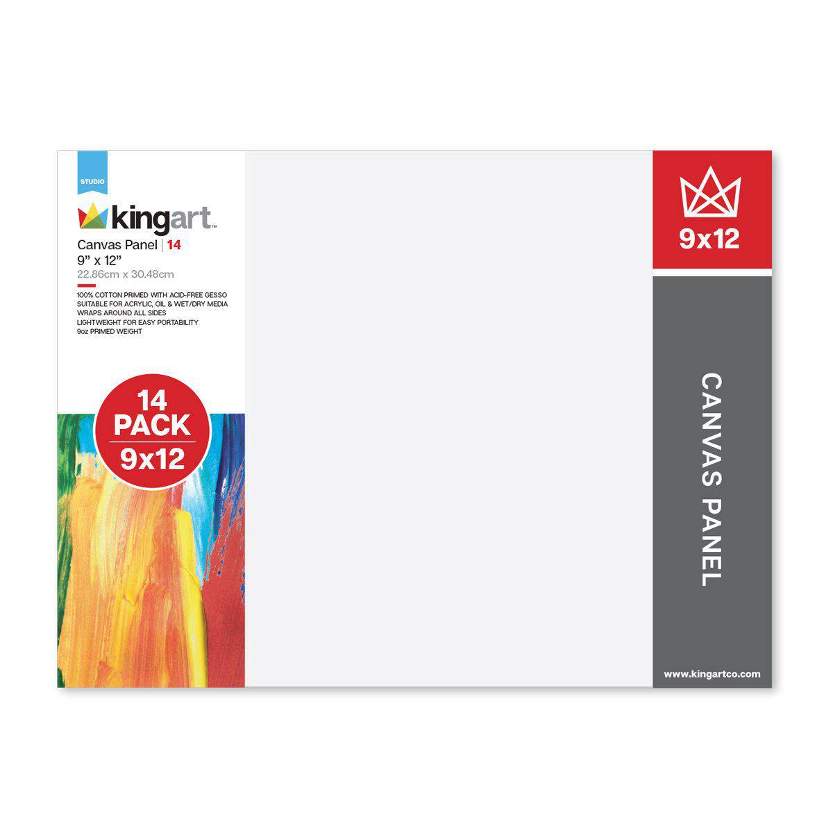 Artist Canvas Set, Pack of 6, 4x6 inches blank canvas for drawing or  painting, 100% cotton, for oil acrylic paints or markers