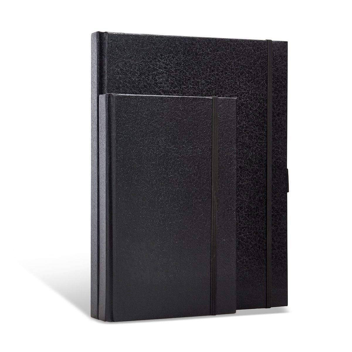 KINGART 620 Black Hardcover 9 X 12 Sketchbook Journal with Side Wire  Spiral, Micro-Preforated Pages for Clean Removal, 60 Pound (90 GSM),  Acid-Free