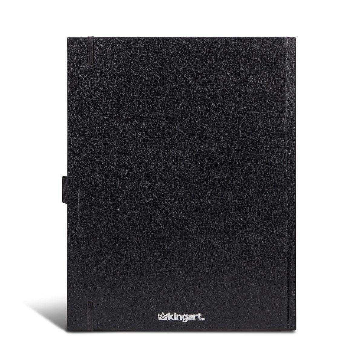 KINGART® Hardcover Sketchbook Journal 2Pack, 5.5” x 8.5" & 8.5” x 11