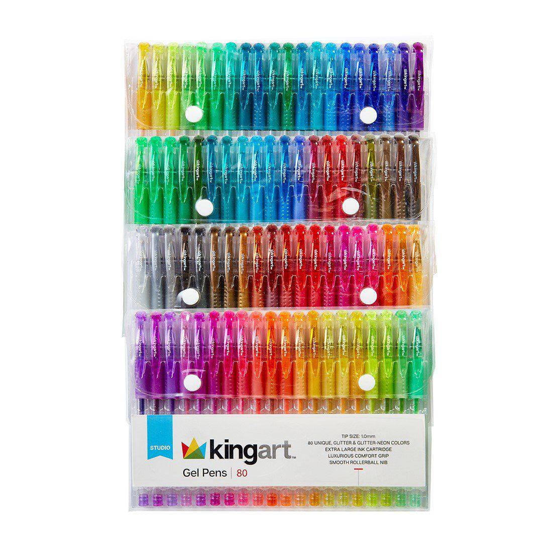 KINGART® PRO Twin-Tip™ 445 Series Brush Pen Art Markers, PASTEL