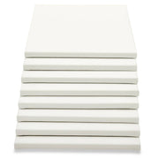 KINGART® Stretched White Canvas 11" x 14", 100% Cotton, Gesso-Primed, 8-Pack - KINGART