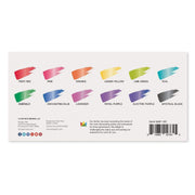KINGART® Studio Acrylic Craft Paint, 60ml Bottle, Set of 12 Iridescent Colors - KINGART