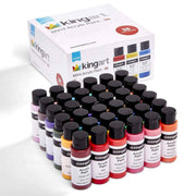 KINGART® Studio Acrylic Craft Paint, 60ml Bottle, Set of 36 Vibrant Colors - KINGART