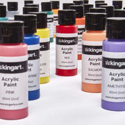 KINGART® Studio Acrylic Craft Paint, 60ml Bottle, Set of 36 Vibrant Colors - KINGART