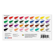 KINGART® Studio Acrylic Craft Paint, 60ml Bottle, Set of 36 Vibrant Colors - KINGART
