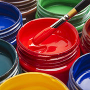 KINGART® Studio Acrylic Paint, 100ml Jars, Set of 12 Vivid Colors - KINGART