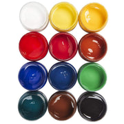 KINGART® Studio Acrylic Paint, 100ml Jars, Set of 12 Vivid Colors - KINGART