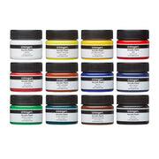 KINGART® Studio Acrylic Paint, 100ml Jars, Set of 12 Vivid Colors - KINGART