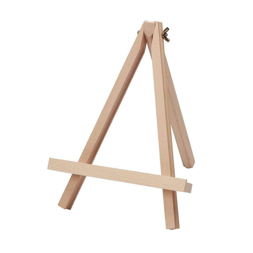 KINGART® Acrylic Painting Set with Tabletop Easel and Canvas Panels, 15