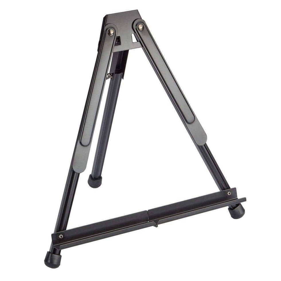 KINGART® Black Aluminum Tabletop Display Easel, Adjustable with