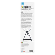 KINGART® Studio Black Aluminum Tabletop Display Easel, Adjustable with Extension Arm Wings - KINGART