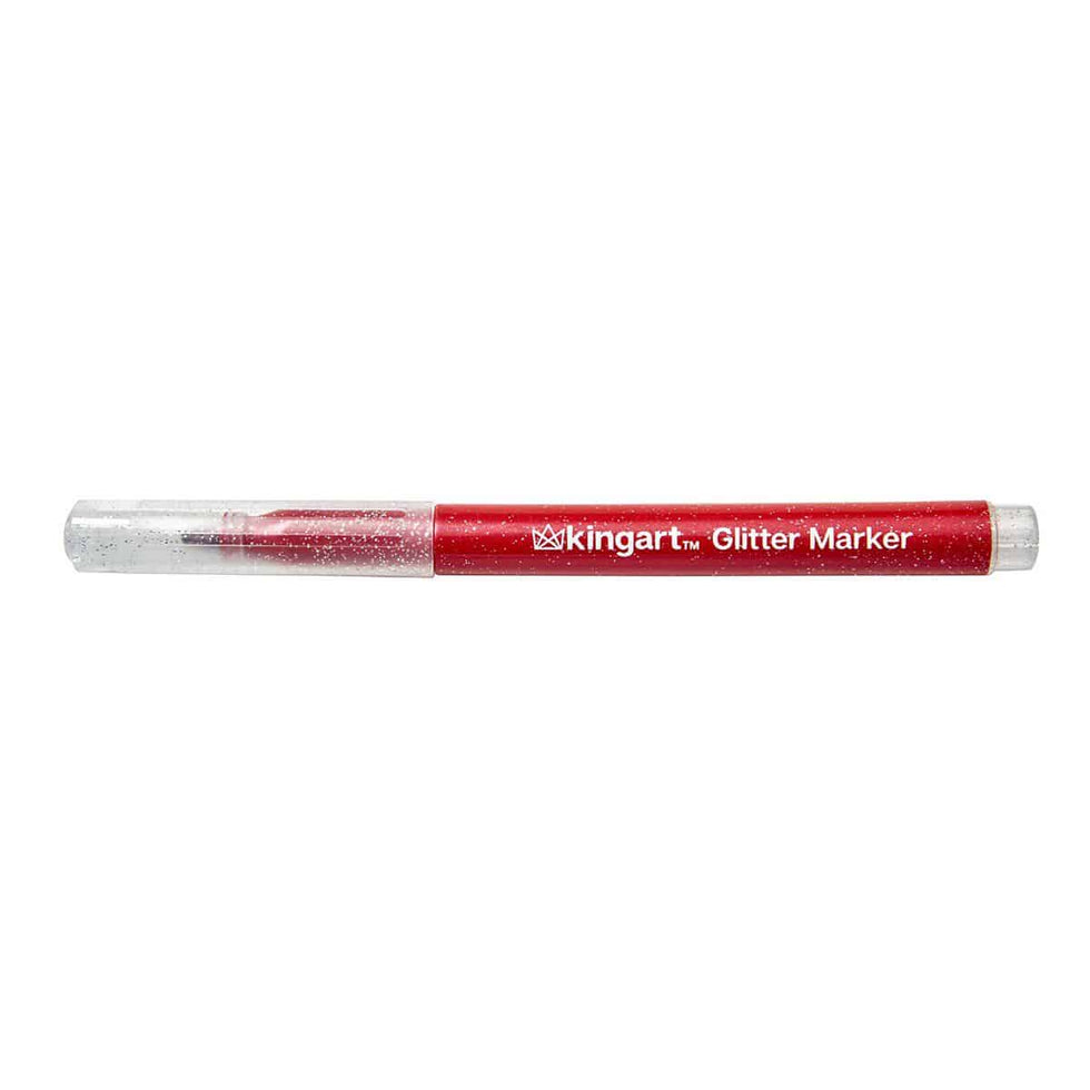 KINGART® Glitter Markers, Set of 12 KINGART