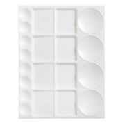 KINGART® Studio Large Artist Tray Plastic Palette for Oil, Watercolor & Acrylic, 20-Well, 13x10” - KINGART
