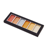 KINGART® Studio Metallic Watercolor Paint, Set of 6 Shimmery Colors - KINGART