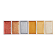 KINGART® Studio Metallic Watercolor Paint, Set of 6 Shimmery Colors - KINGART