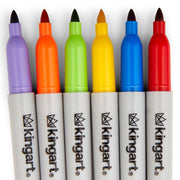 KINGART® Studio Permanent Fine Tip Markers, Set of 24 Unique & Vivid Colors - KINGART