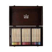 KINGART® Studio Series Colored Pencil Collection in Wood Case, 72 Unique Colors - KINGART