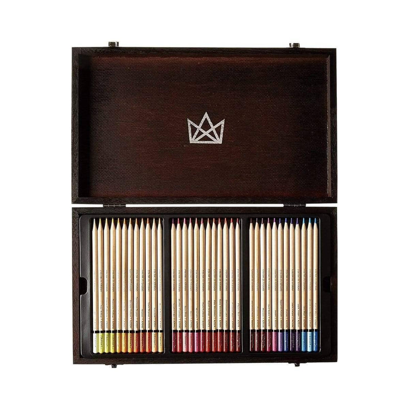 KINGART® Studio Series Colored Pencil Collection in Wood Case, 72 Unique Colors - KINGART