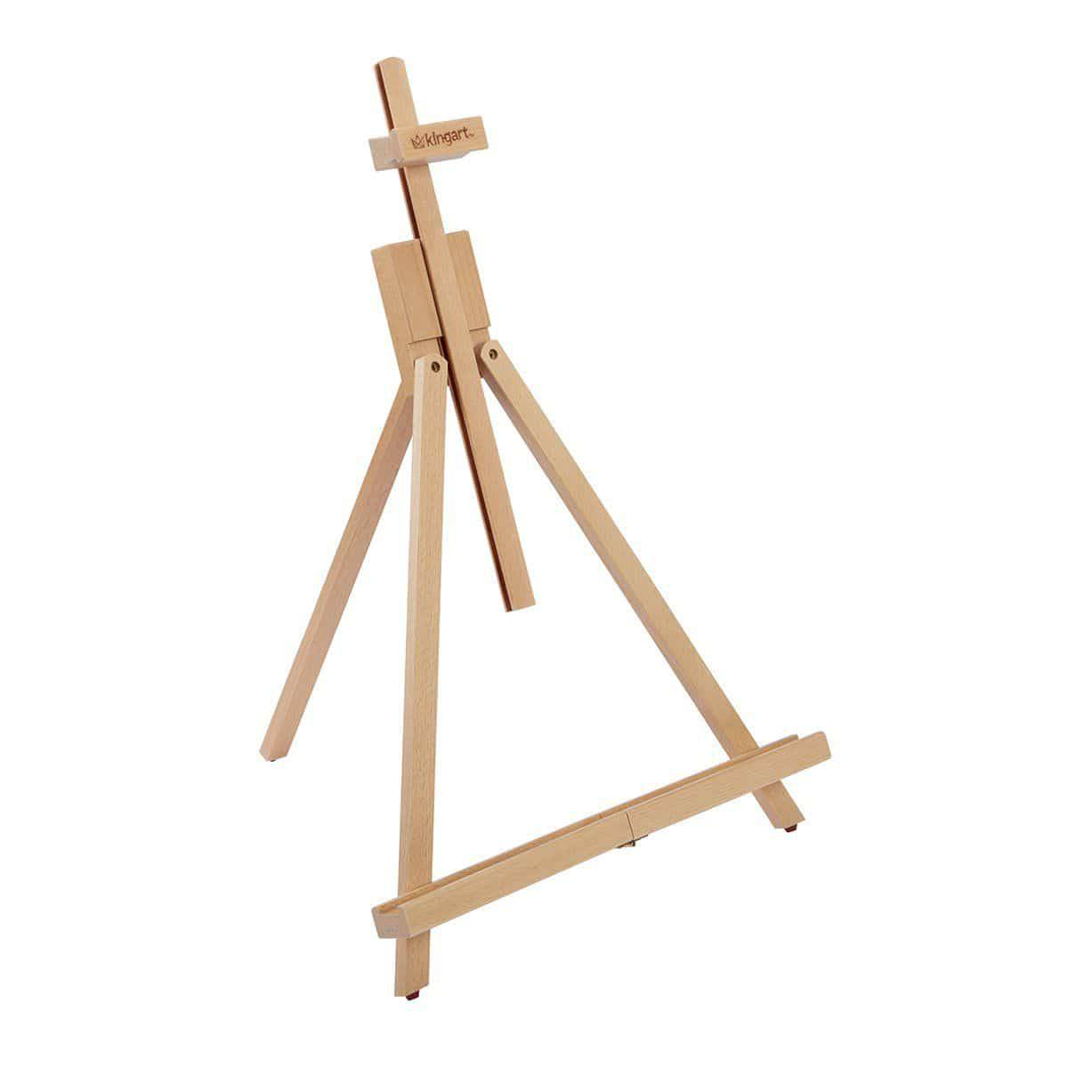 Easel - Wooden Art Easel for Tabletop or Desktop - Artists Kids Adults  Table Easel - Adjustable and Foldable - Holds Up to 23 Inches in Height 