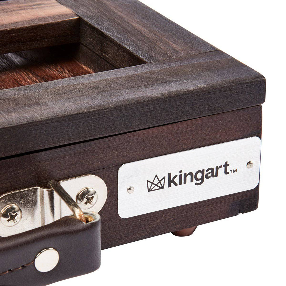 KINGART® Studio Wooden Tabletop Desk Easel with Storage Drawer, Wood