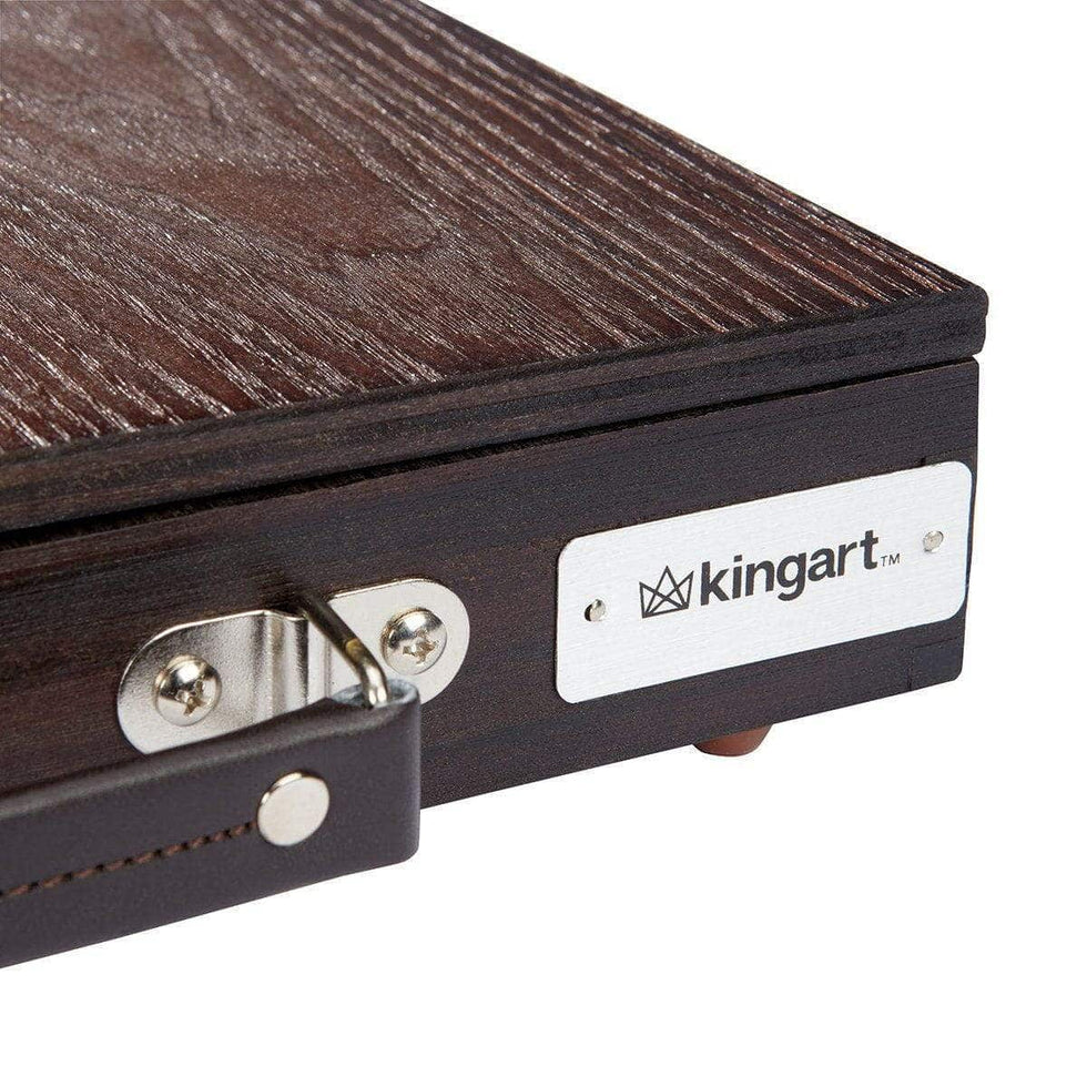 Solid Wood Tabletop Easel with Drawer, Espresso Finish KINGART