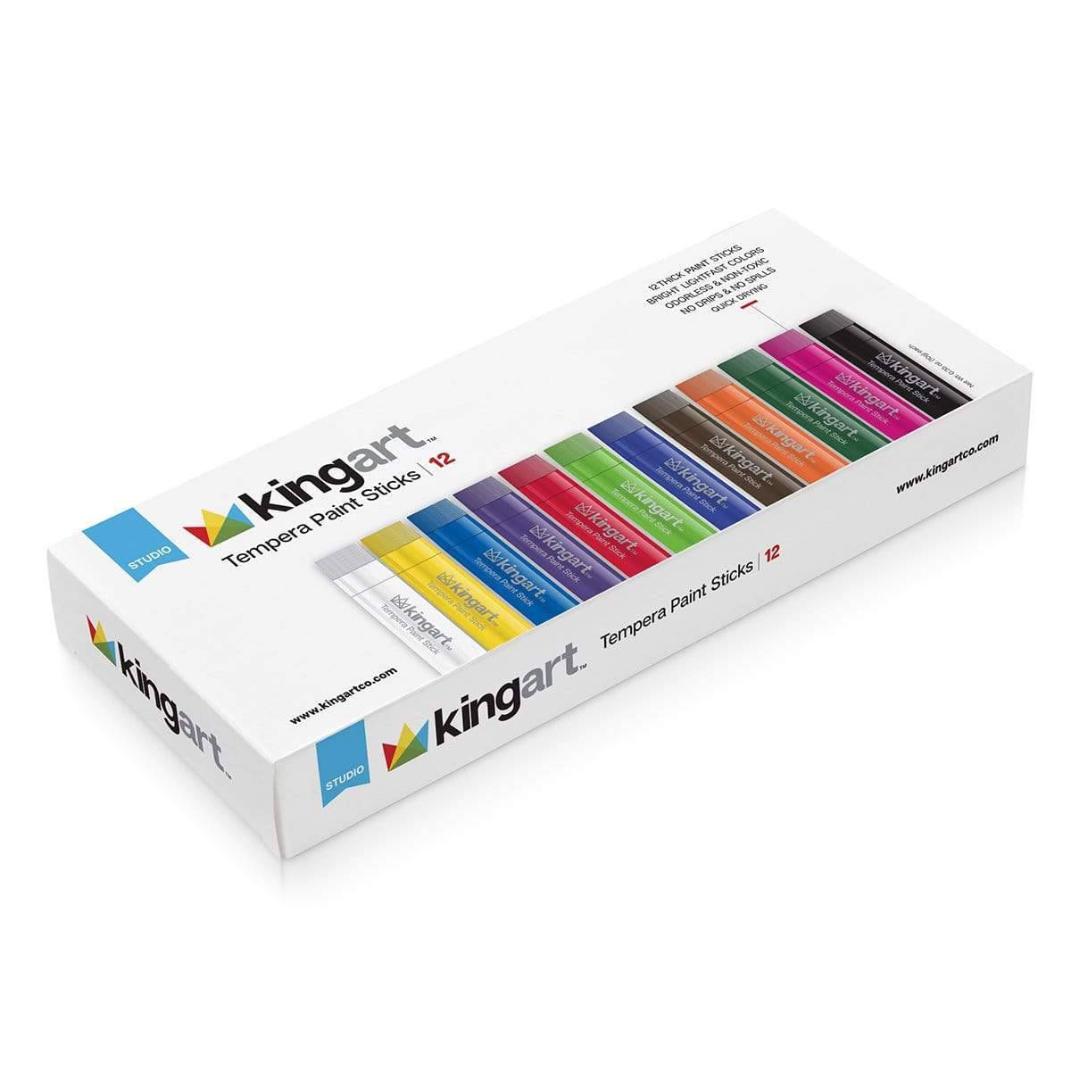 Crayola Quick Dry Paint Sticks,  Exclusive Colors, Paint Set for  Kids, 12 Count