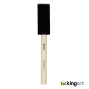 KINGART® Foam Brush Value Pack, Size 1”, 25 Brushes - KINGART