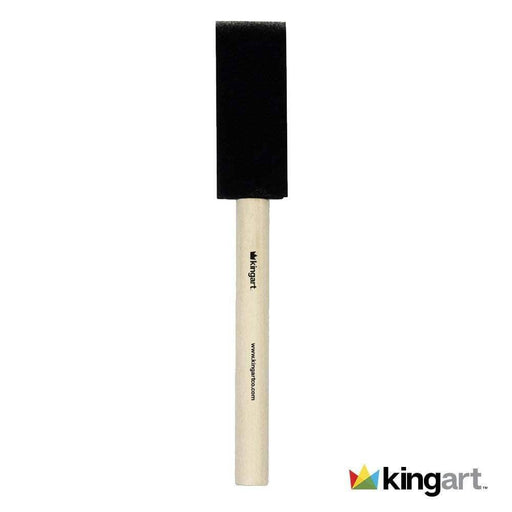 KINGART® Foam Brush Value Pack, Size 1”, 25 Brushes - KINGART
